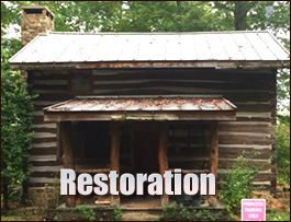 Historic Log Cabin Restoration  Pineville, Kentucky